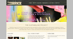 Desktop Screenshot of clotheslineproject.info